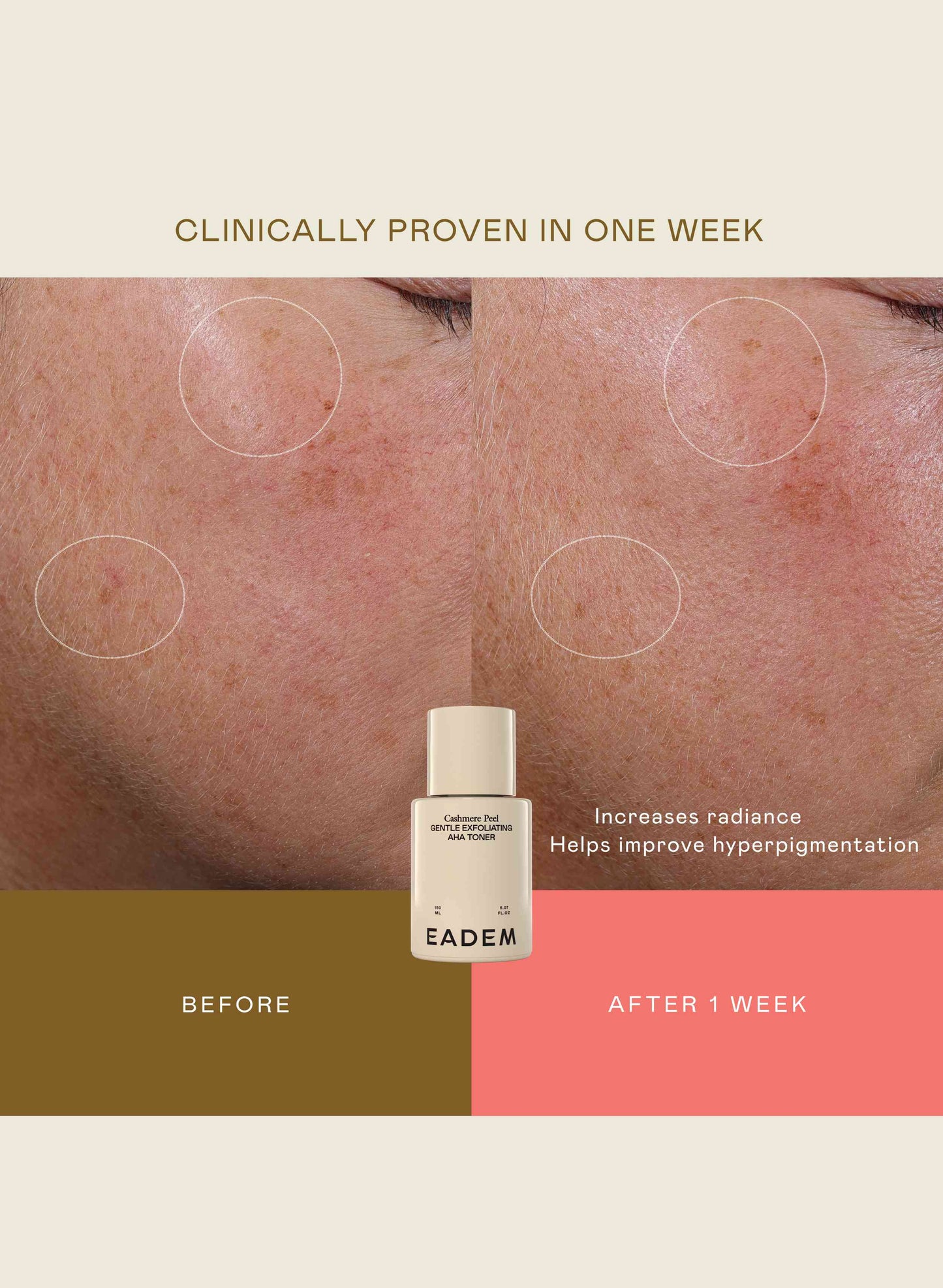 Cashmere Peel Gentle Exfoliating AHA + PHA Toner - PREVENTA