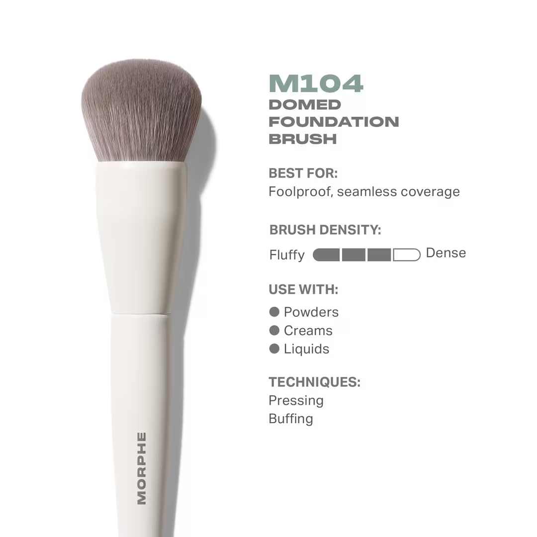 M104 Domed Foundation Brush