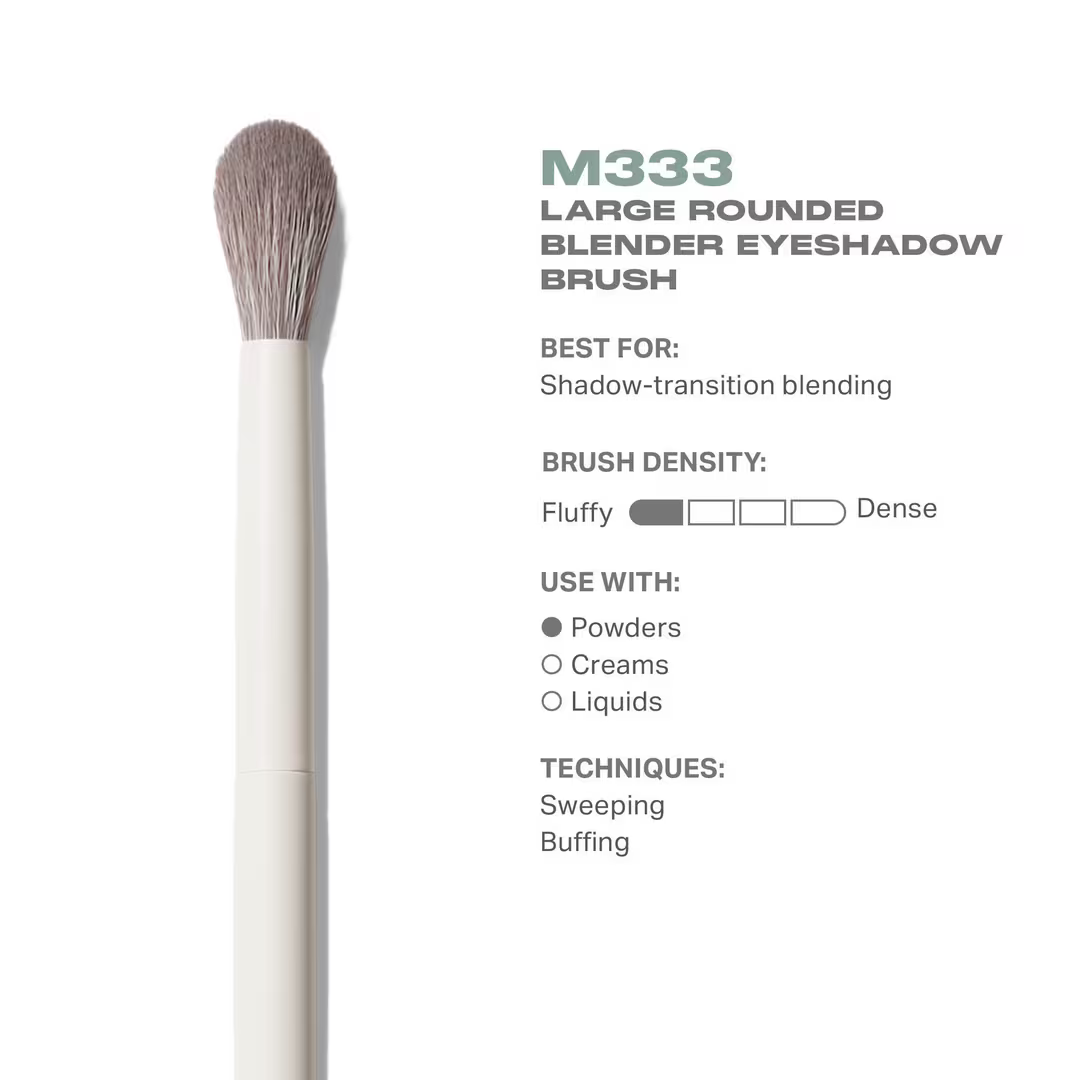 M333 Large Rounded Blender Eyeshadow Brush