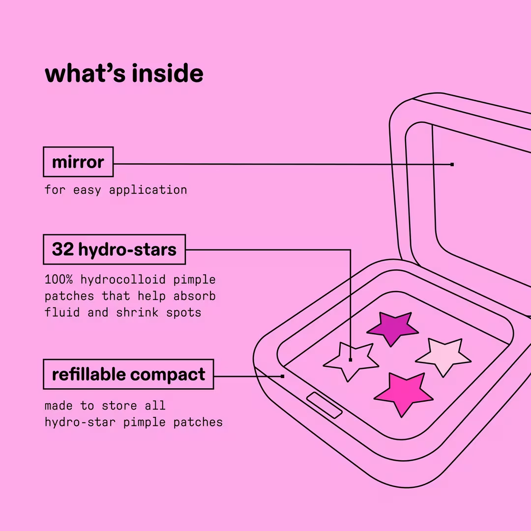 Hydro-Star Pimple Patches + Compact - PREVENTA