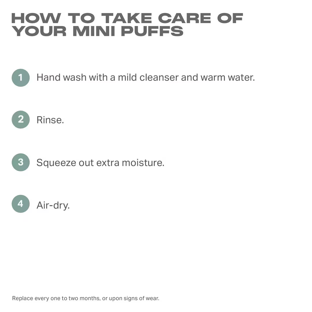 To the Point Mini Powder Puff Trio