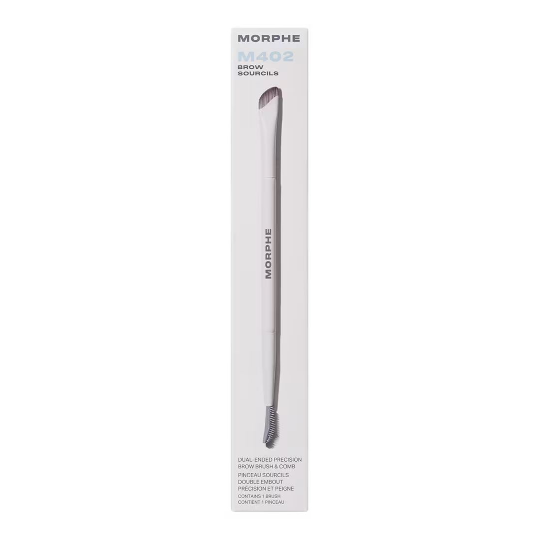 M402 Dual-Ended Precision Brow Brush & Comb