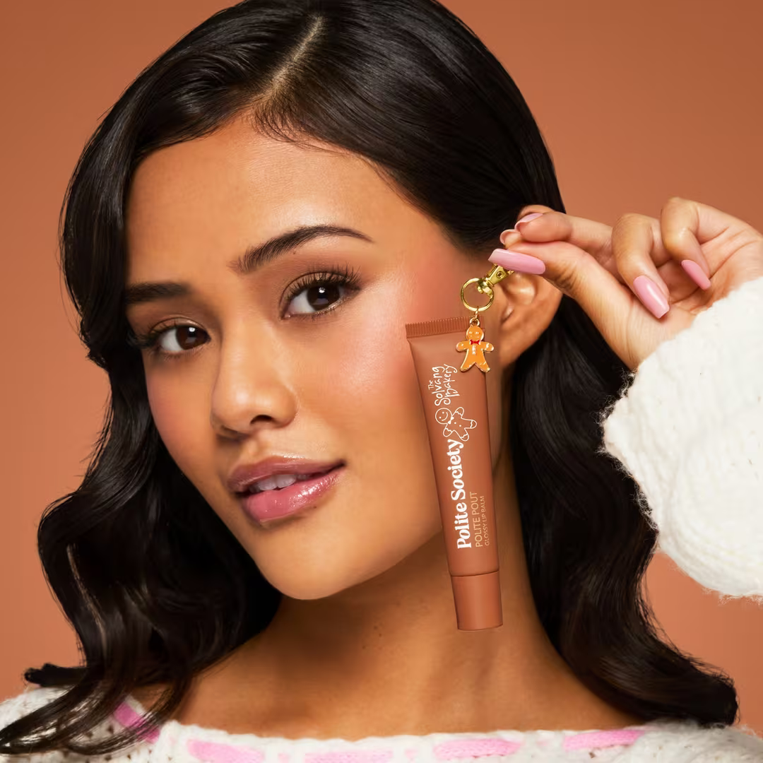 Polite Society x The Solvang Bakery Polite Pout Glossy Lip Balm - PREVENTA