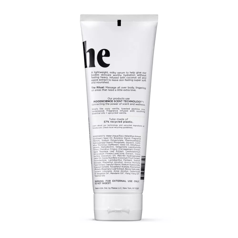 Milky Hydrating Lotion for Dry Skin with Coconut Oil Fresh Cashmere Vanilla - PREVENTA
