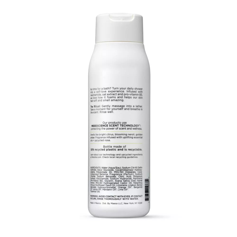 Renewing and Hydrating Shower Gel Soap with Niacinamide - Floral Citrus Amber - PREVENTA