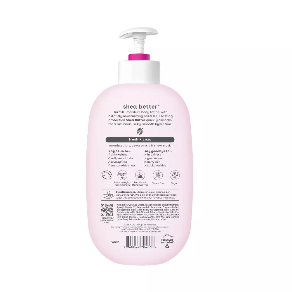 Shea Better Fresh and Cozy Moisture Body Lotion