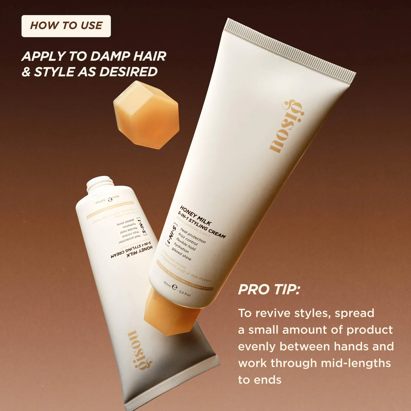 Honey Milk 5-in-1 Styling Cream Mini Preventa