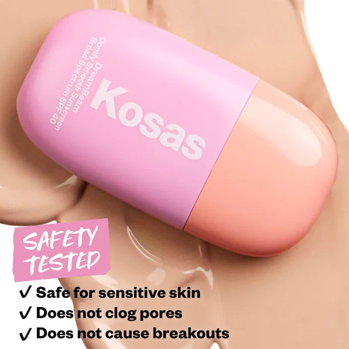 DreamBeam Silicone-Free Mineral Sunscreen SPF 40 with Ceramides and Peptides Preventa