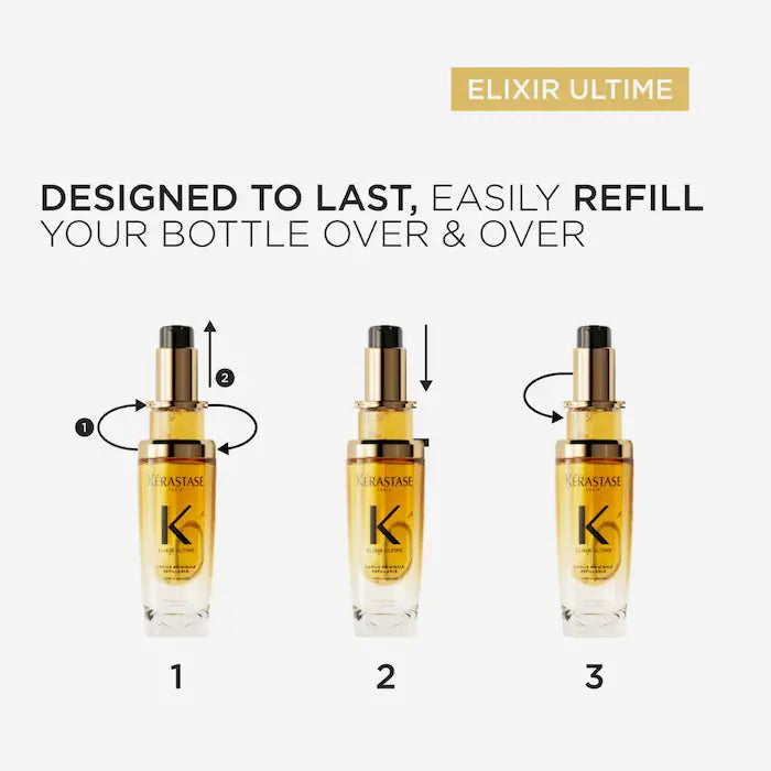 Elixir Ultime Refillable Hydrating Hair Oil - PREVENTA