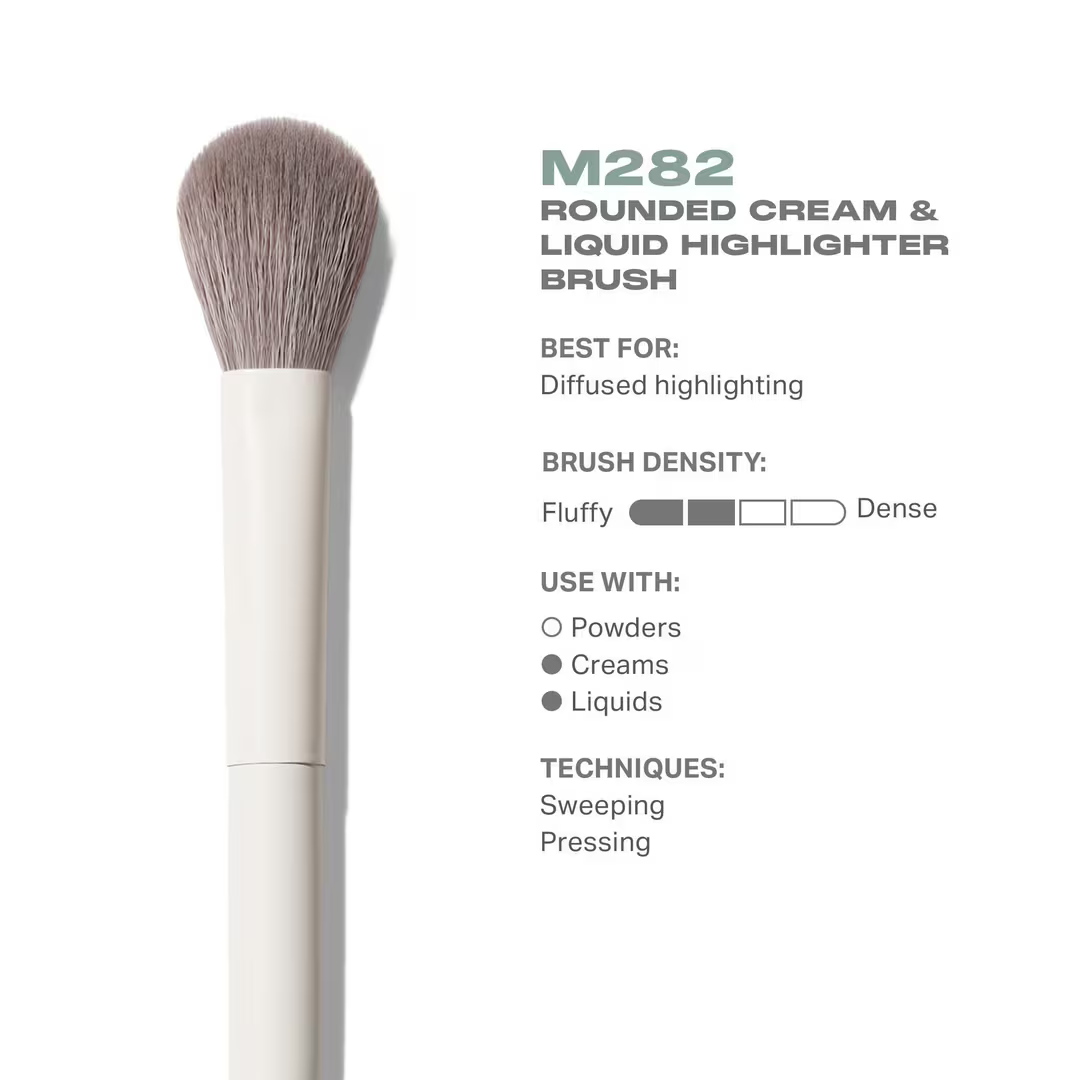 M282 Rounded Cream & Liquid Highlighter Brush