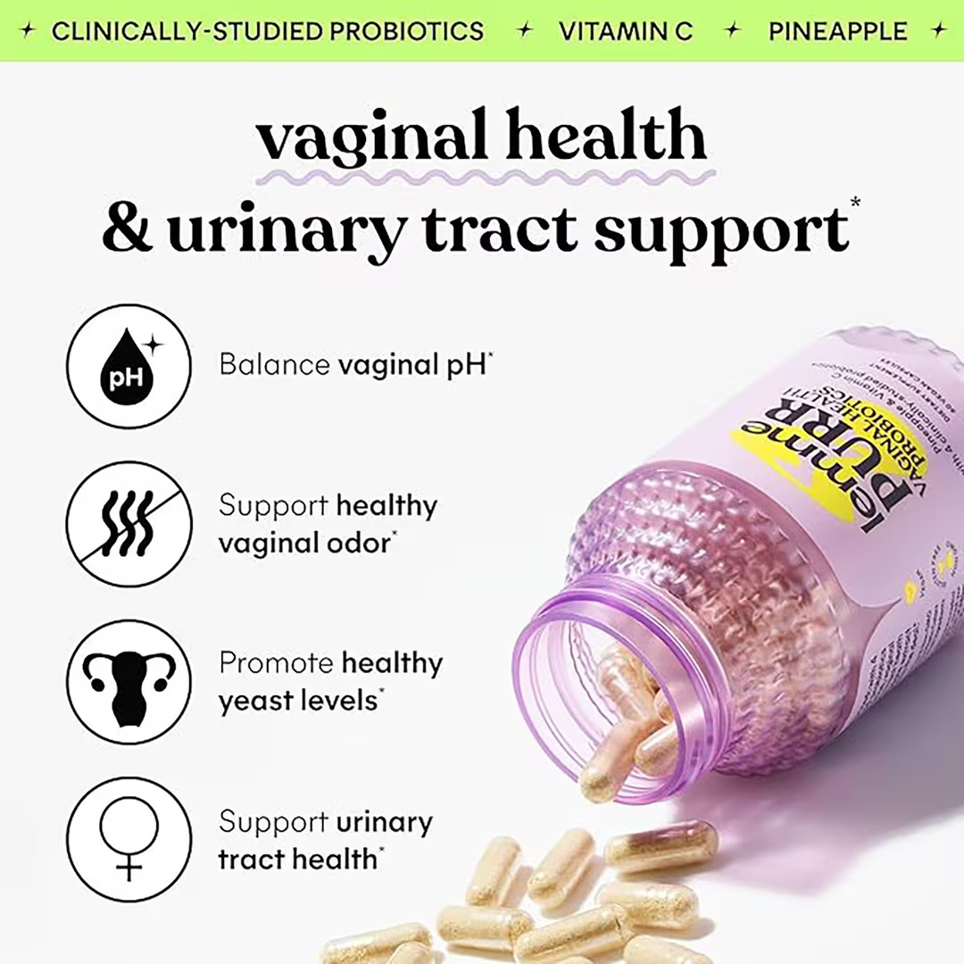 Purr: Vaginal Odor & pH Balance Probiotic Capsules - PREVENTA