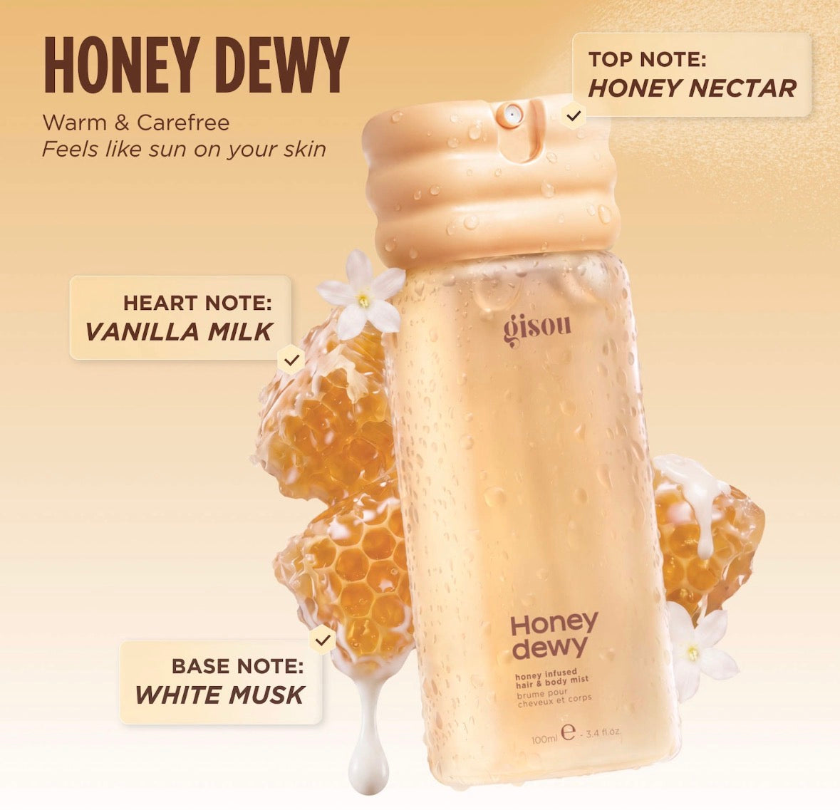 Honey Dewy Honey Infused Hair & Body Mist Preventa