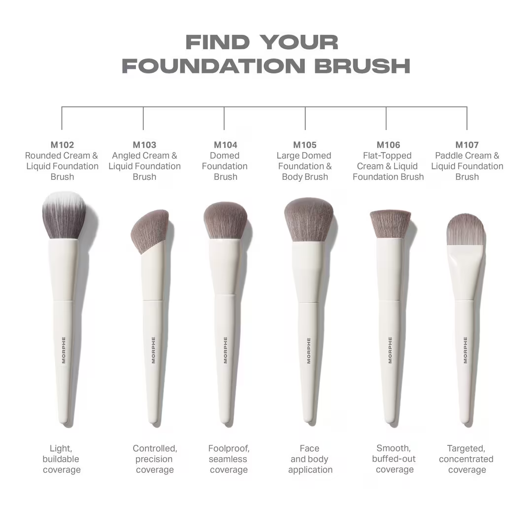 M105 Large Domed Foundation & Body Brush