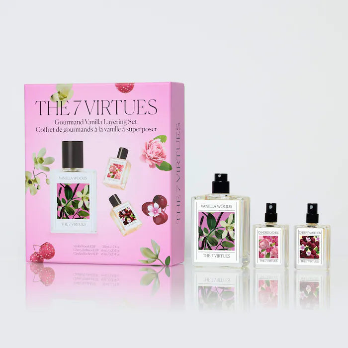 Gourmand Vanilla Layering Perfume Set with Cherry & Lychee Preventa