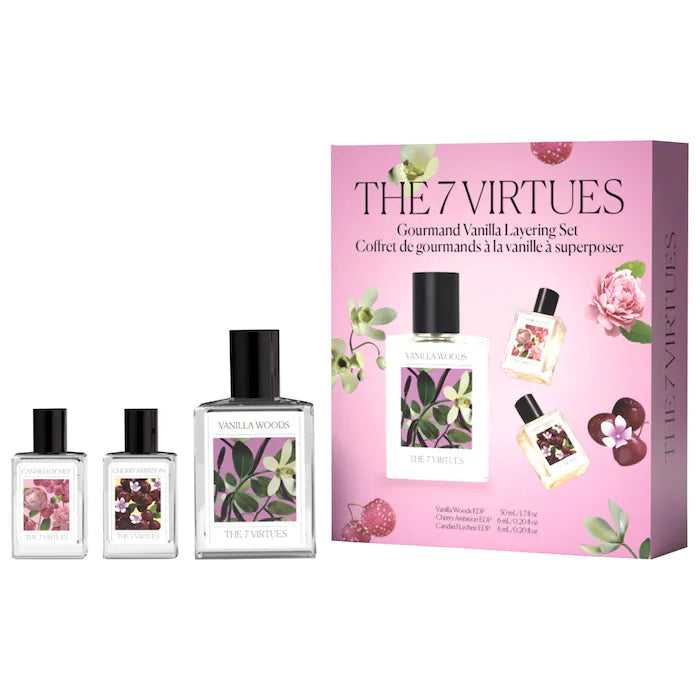 Gourmand Vanilla Layering Perfume Set with Cherry & Lychee Preventa