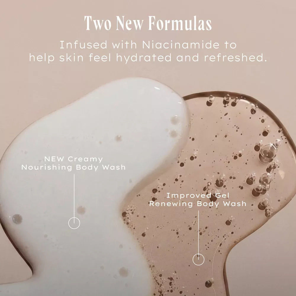 Hinoki Renewing Body Wash - Hydrating Shower Gel with Aloe Vera + Niacinamide - PREVENTA