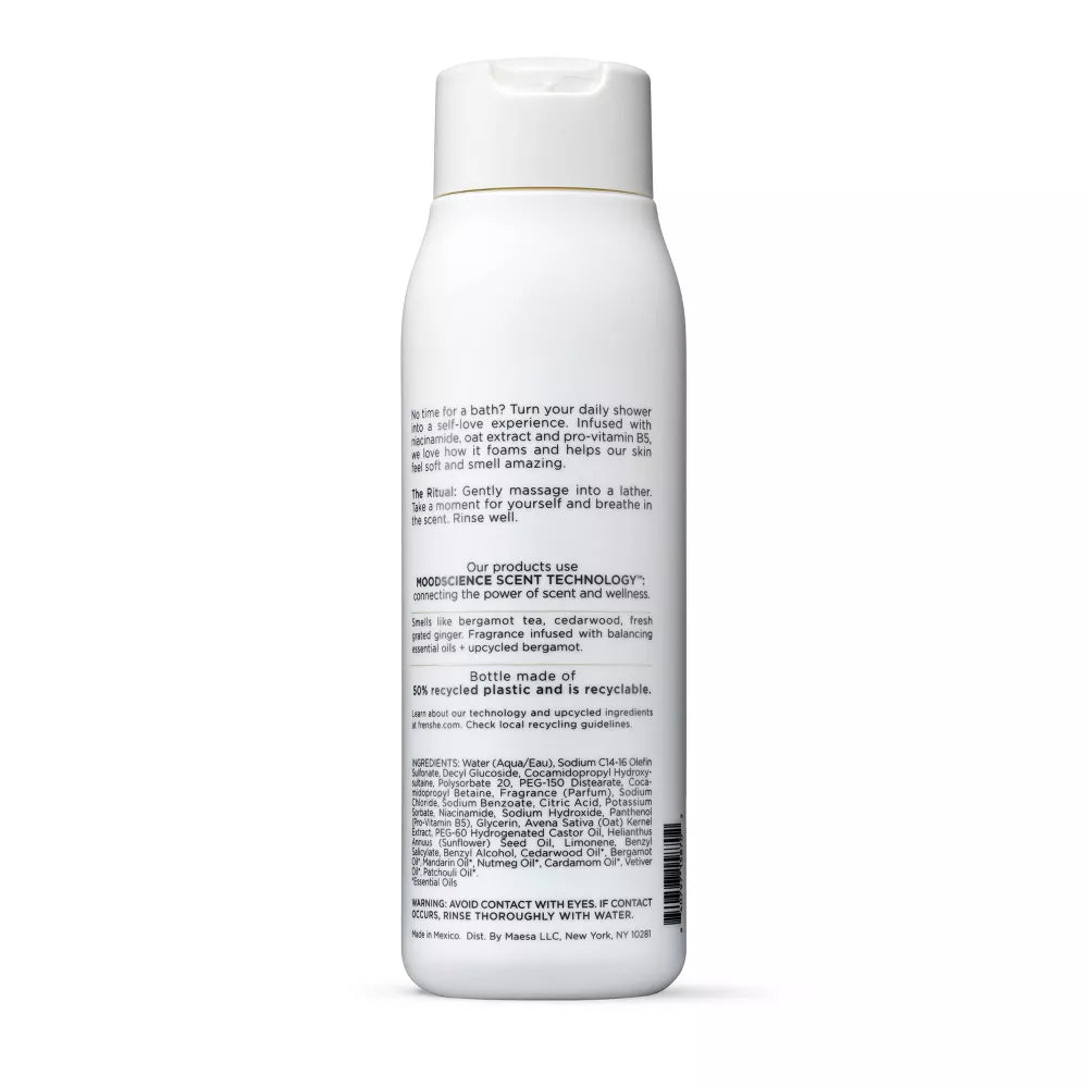 Renewing and Hydrating Body Wash with Niacinamide - Bergamot Cedar - PREVENTA