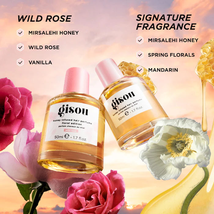 Honey Infused Hair Perfume - Wild Rose