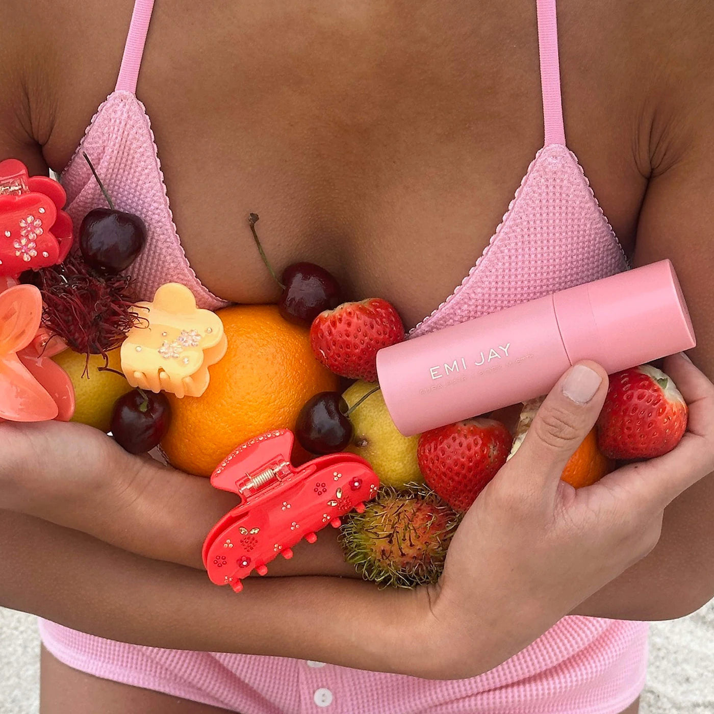 Aura Hair & Body Fragrance Mist in Lychee Baby with Lychee, Cherry, & Vanilla Preventa