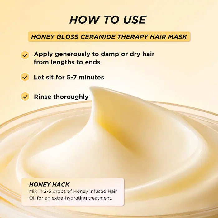Honey Gloss Ceramide Therapy Hydrating Hair Mask Preventa