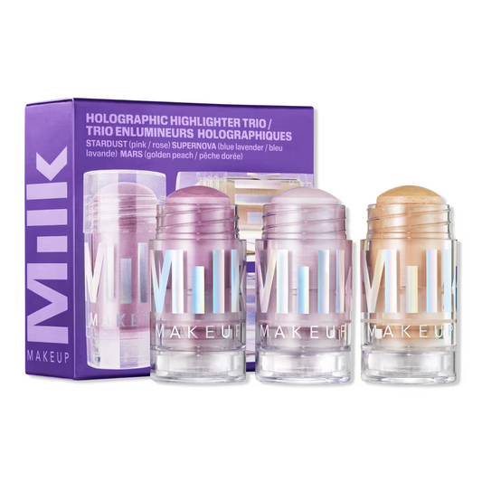 Galactic Glow Holographic Highlighter Trio