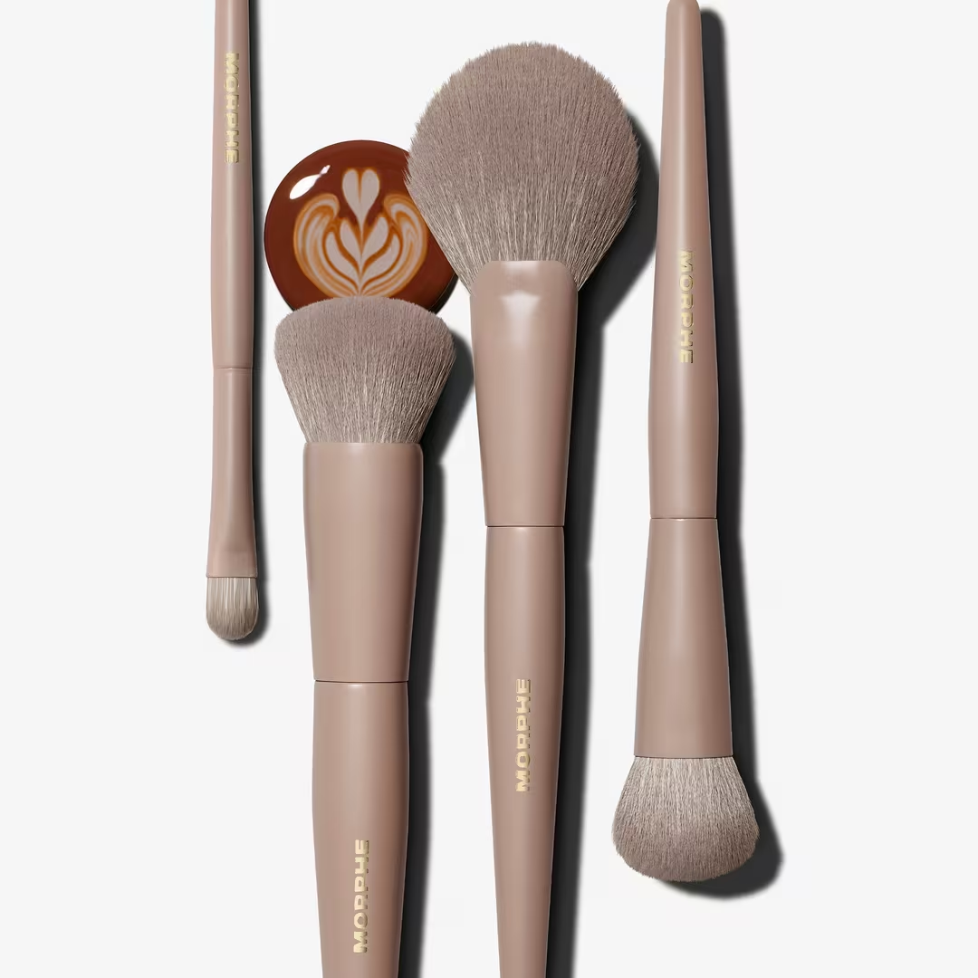 Iced Mocha 4-Piece Face Brush Set Preventa