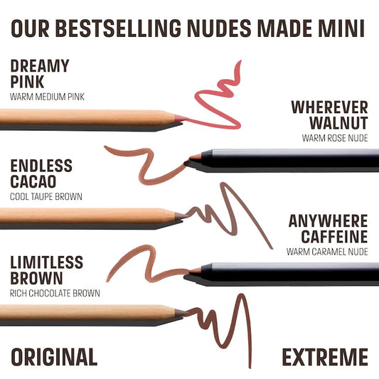 Mini Artist Color Pencil Original & Extreme Long-lasting Lip Liner Set Preventa
