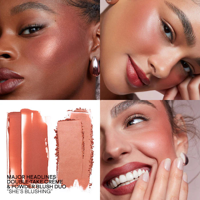 Mini Major Headlines Double-Take Crème & Powder Blush Duo Preventa