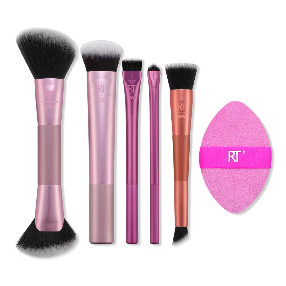 Big Blends Energy Brush + Dual-Sided Puff Set