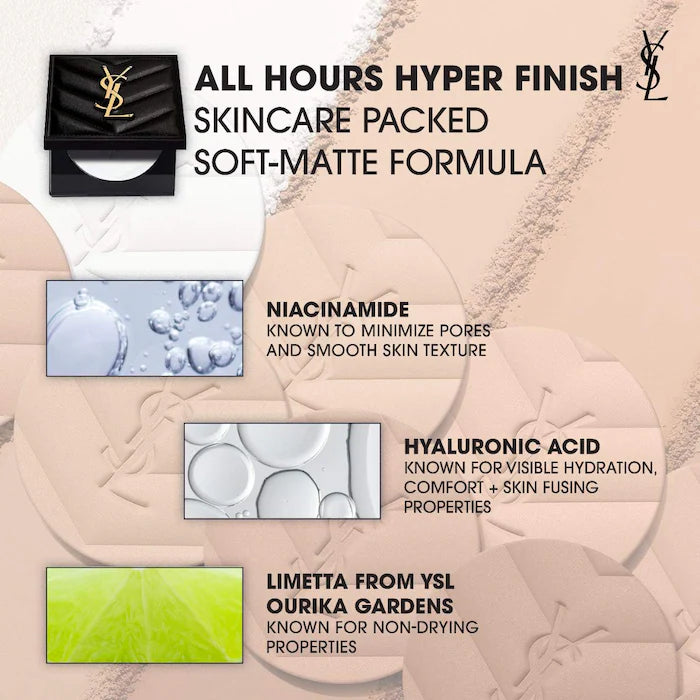 All Hours Hyper Finish 24H Multi-Use Natural Matte Powder - PREVENTA
