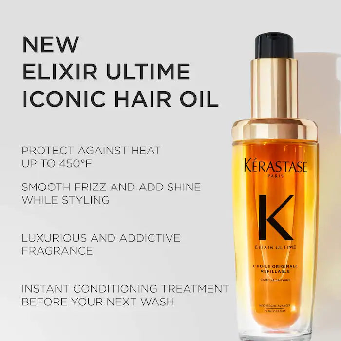 Elixir Ultime Refillable Hydrating Hair Oil - PREVENTA