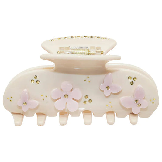Sweetheart Hair Claw Clip in Pink Angel Food