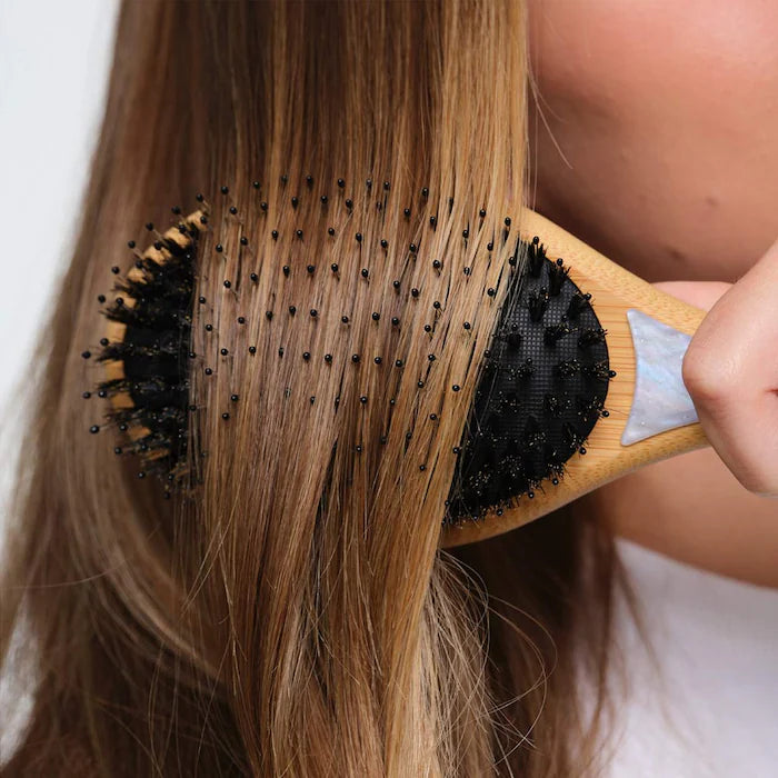 Flat Hair Brush in Blue Sugar - PREVENTA