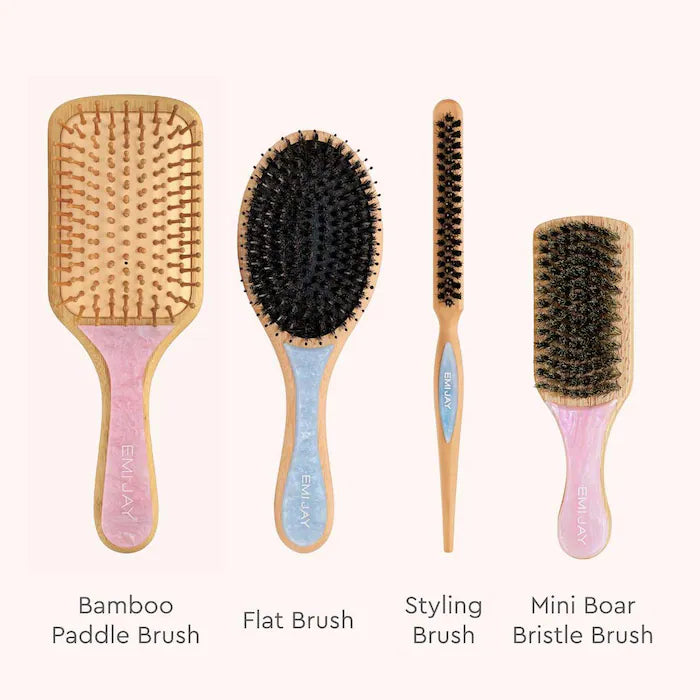 Flat Hair Brush in Blue Sugar - PREVENTA