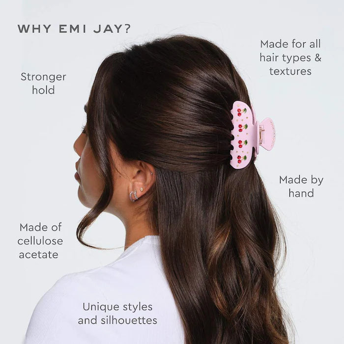 Sweetheart Hair Claw Clip in Pink Cherry Pie - PREVENTA