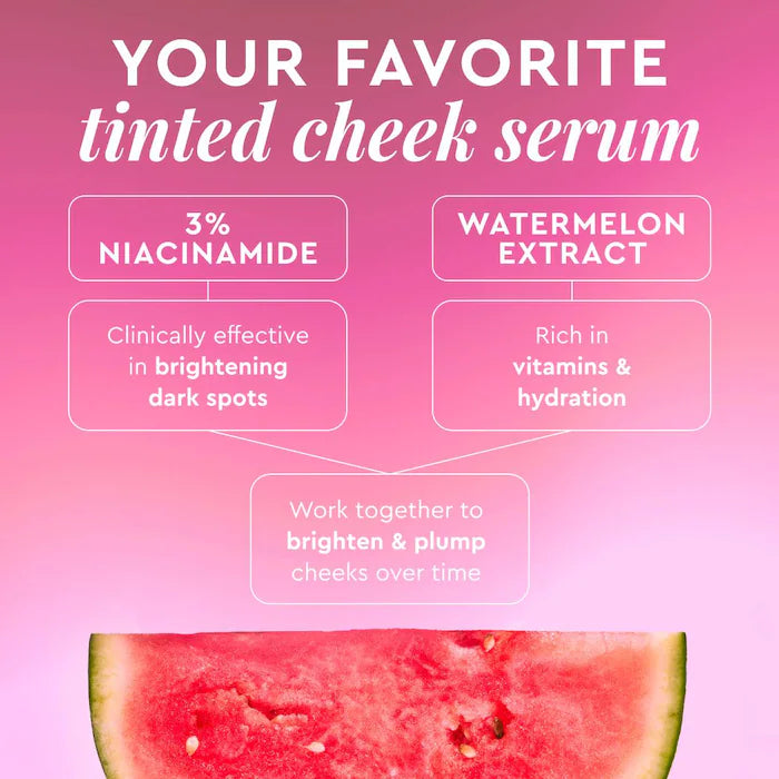 Watermelon Glow Niacinamide Dewy Flush - Brightening Serum Blush - PREVENTA