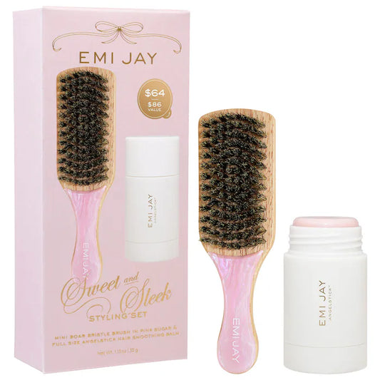 Sweet and Sleek Styling Gift Set with Angelstick™ and Mini Boar Bristle Brush - PREVENTA