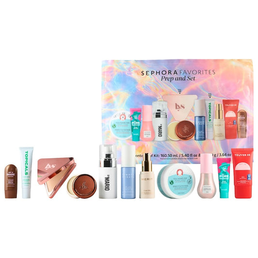 Prep & Set Makeup and Skincare Value Set Preventa