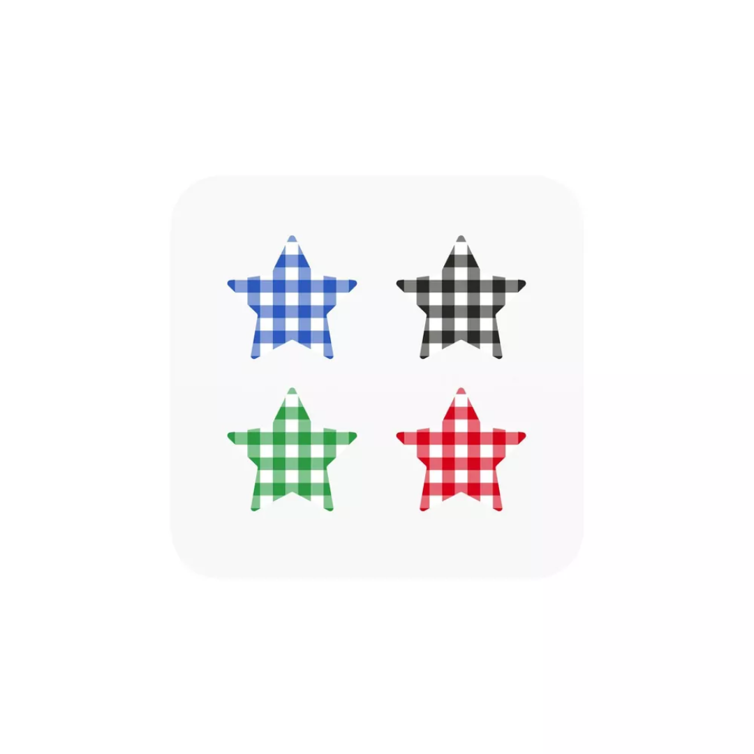 Starface Gingham Star Facial Pimple Patches - 32ct