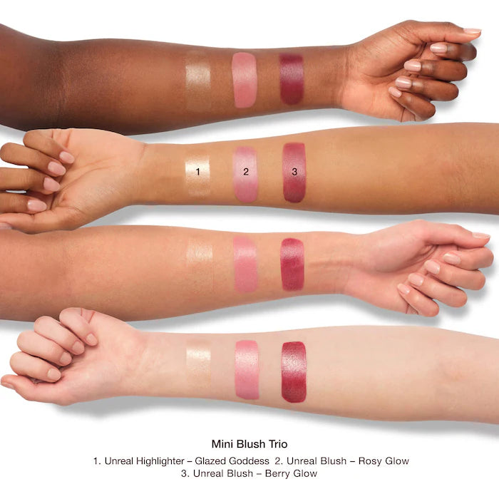 Mini Unreal Blush + Glow Trio Preventa
