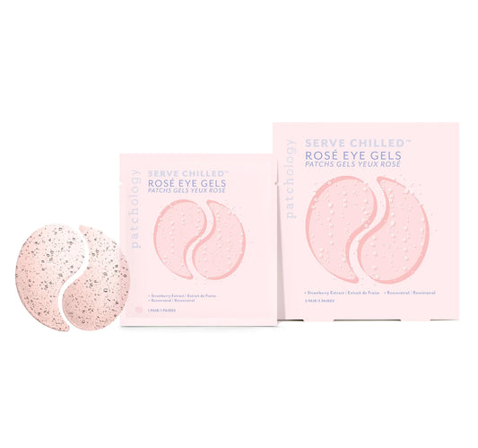 Served Chilled Rose Eye Gels